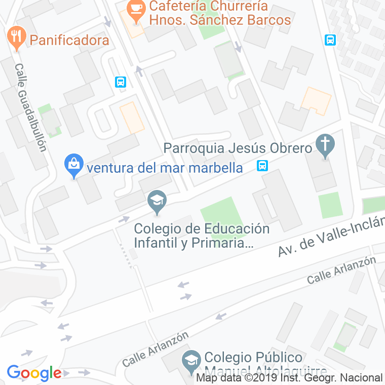 Código Postal calle Duero en Málaga