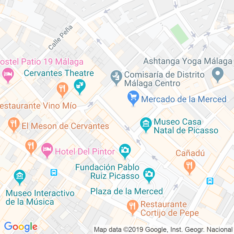 Código Postal calle Gomez Pallete en Málaga