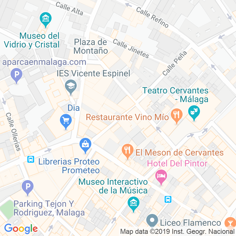 Código Postal calle Mariblanca en Málaga