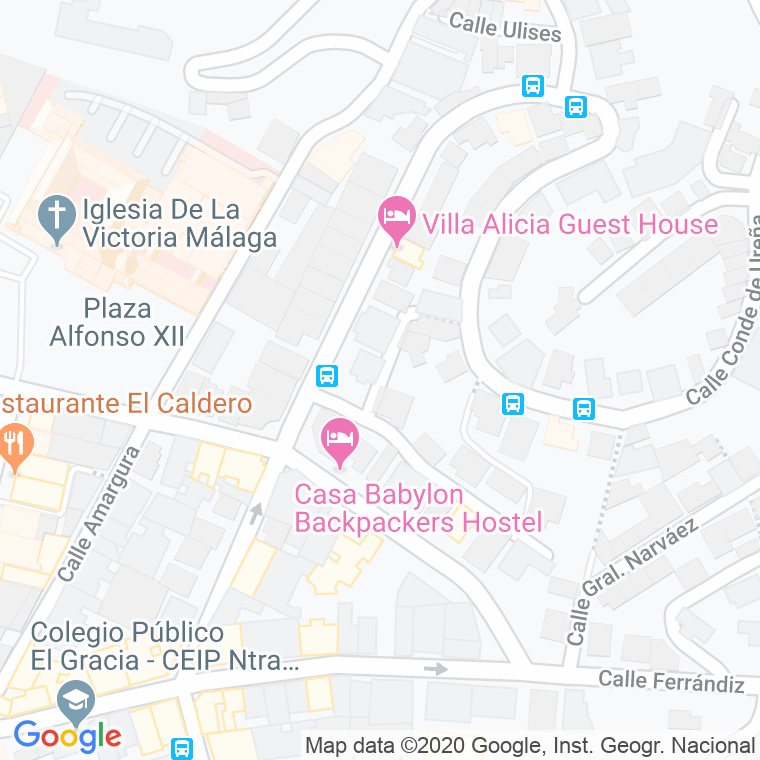 Código Postal calle Tapiales en Málaga