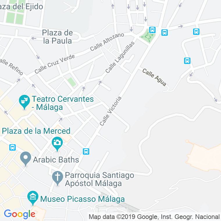 Código Postal calle Victoria, La en Málaga