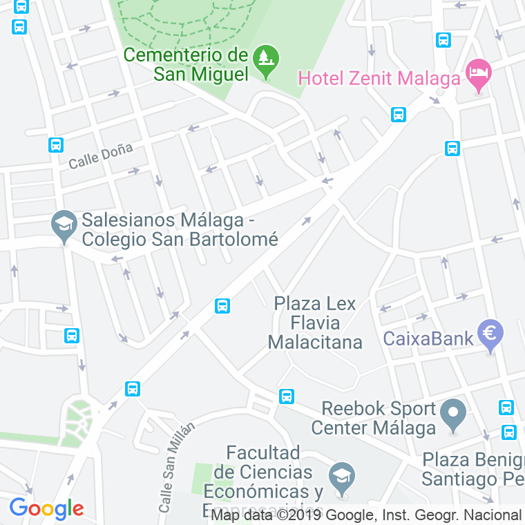 Código Postal calle Capuchinos, alameda (Impares Del 67 Al Final)  (Pares Del 76 Al Final) en Málaga