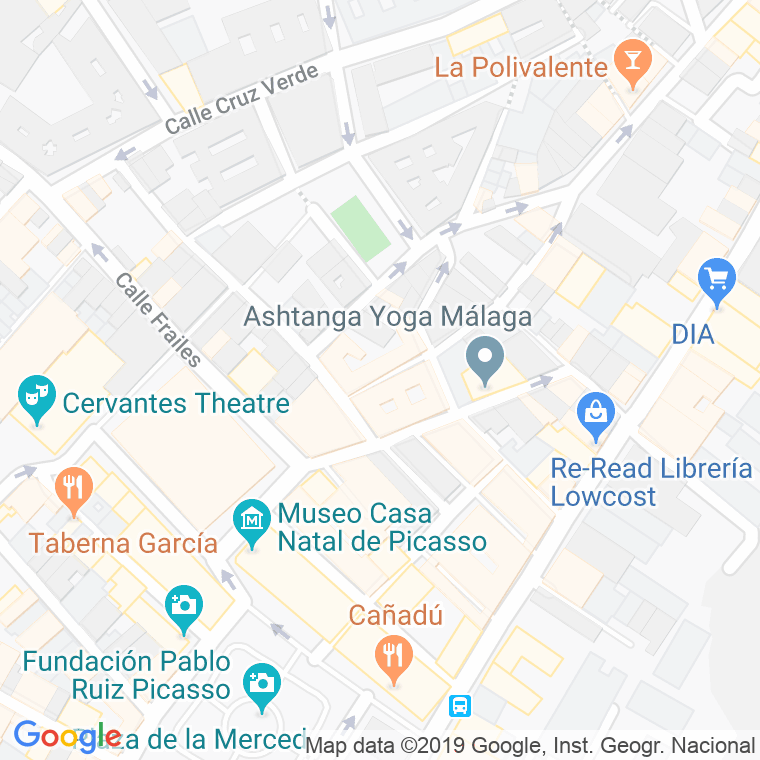 Código Postal calle Don Valentin Martinez, pasaje en Málaga