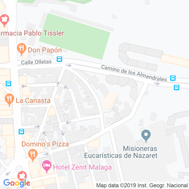 Código Postal calle Guillen De Robles en Málaga