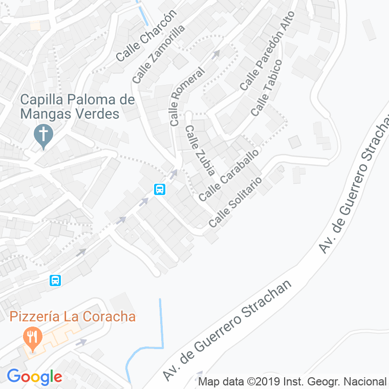 Código Postal calle Canchas en Málaga
