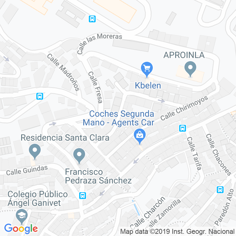 Código Postal calle Chopos, Los en Málaga