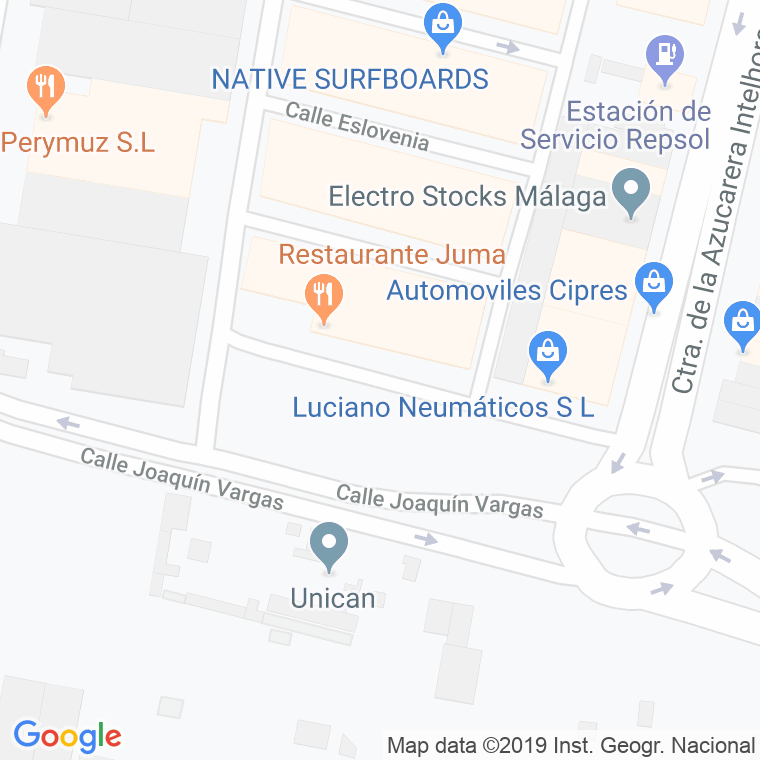 Código Postal calle Arcipreste De Talavera, pasaje en Málaga