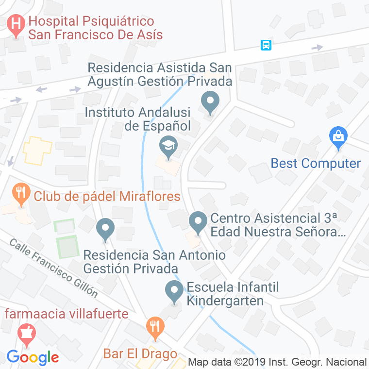 Código Postal calle Duque De Bejar en Málaga