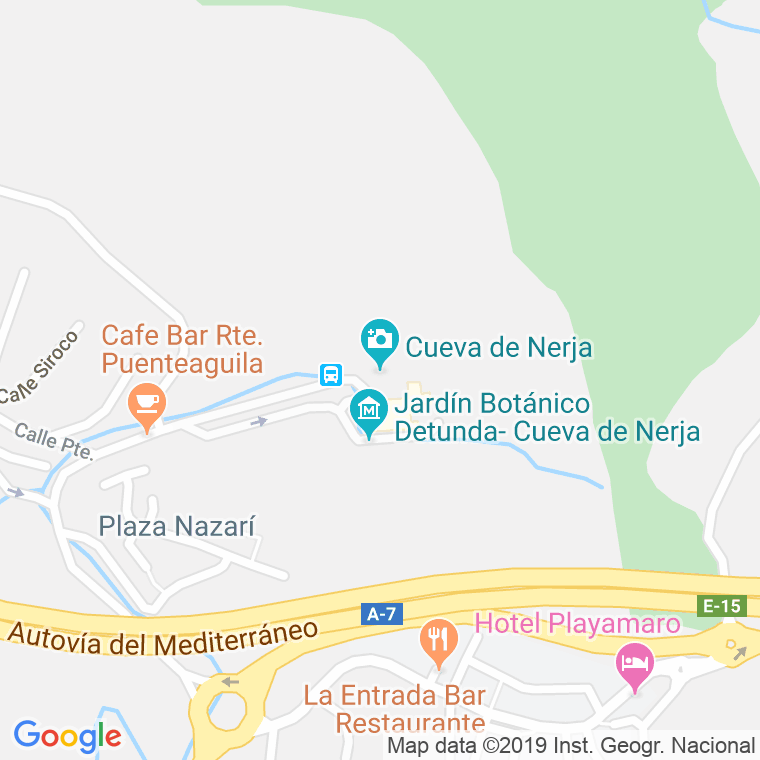 Código Postal de Cueva De Nerja en Málaga