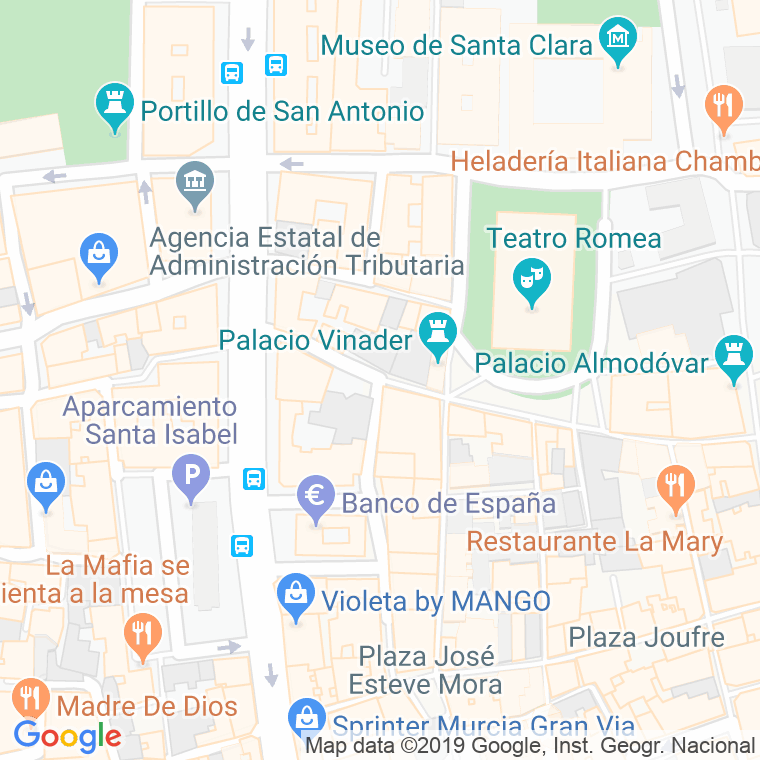 Código Postal calle Fernandez Ardavin en Murcia