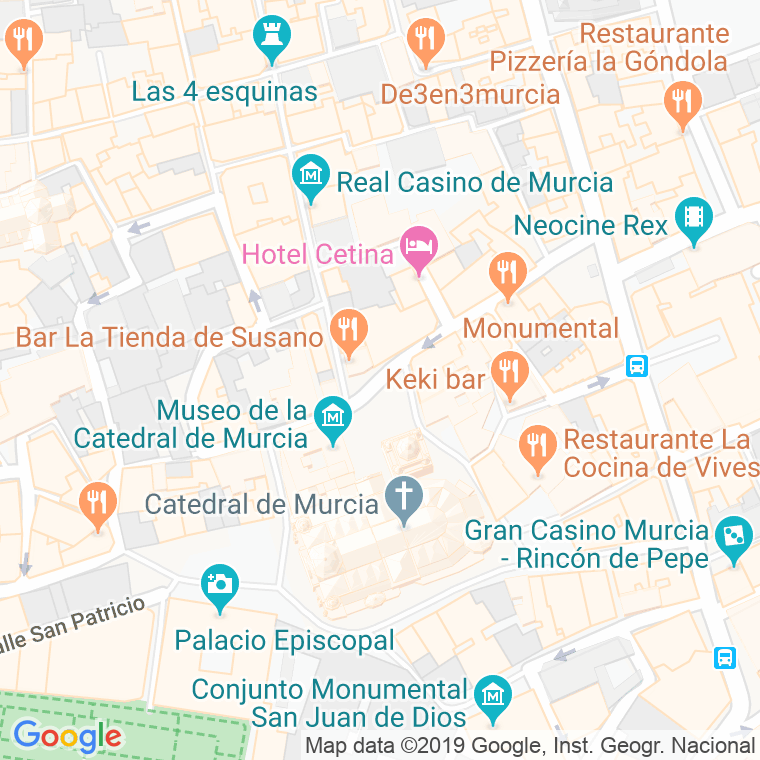 Código Postal calle Hernandez Amores, plaza en Murcia