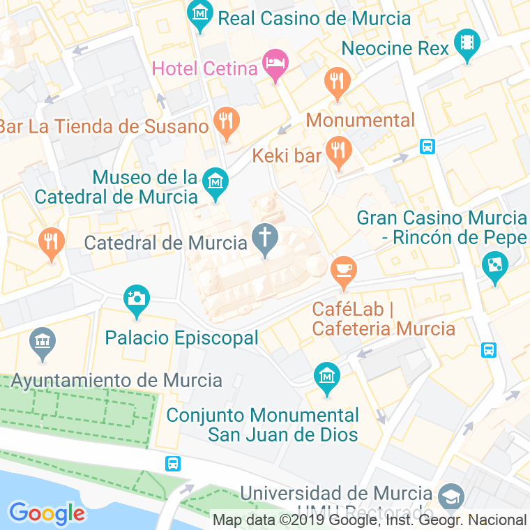 Código Postal calle Joufre, plaza en Murcia