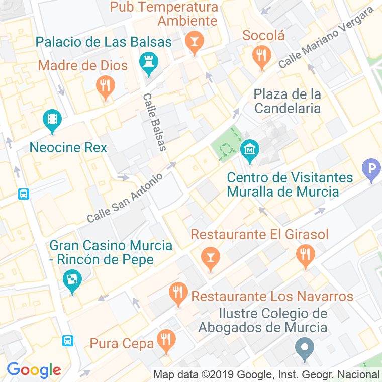 Código Postal calle Marengo en Murcia