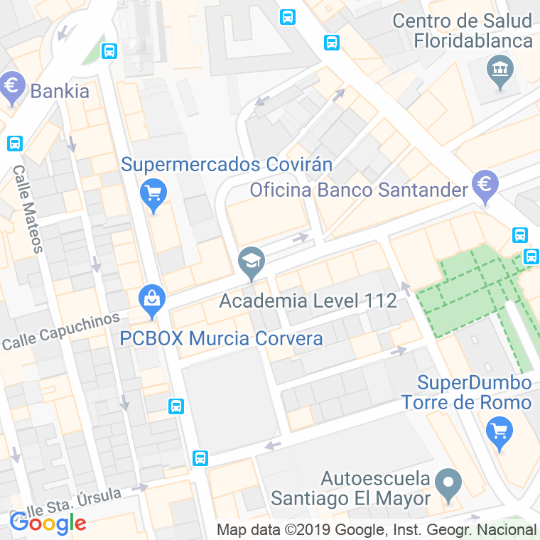 Código Postal calle San Magin en Murcia