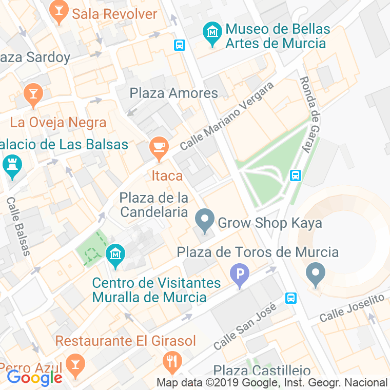 Código Postal calle Herradura en Murcia