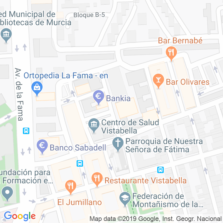 Código Postal calle Jose Maluquer Y Salvador en Murcia