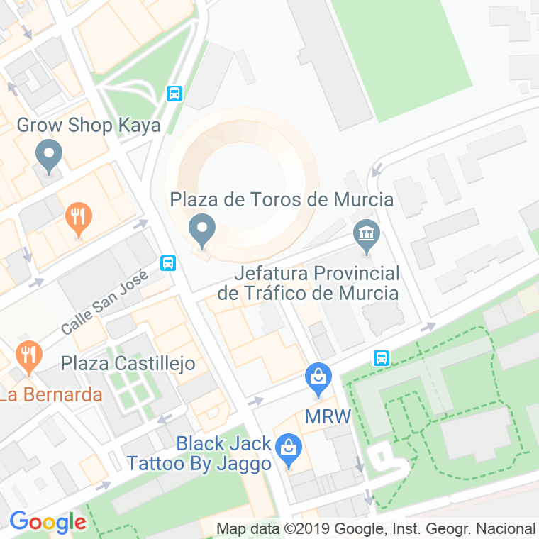 Código Postal calle Joselito en Murcia