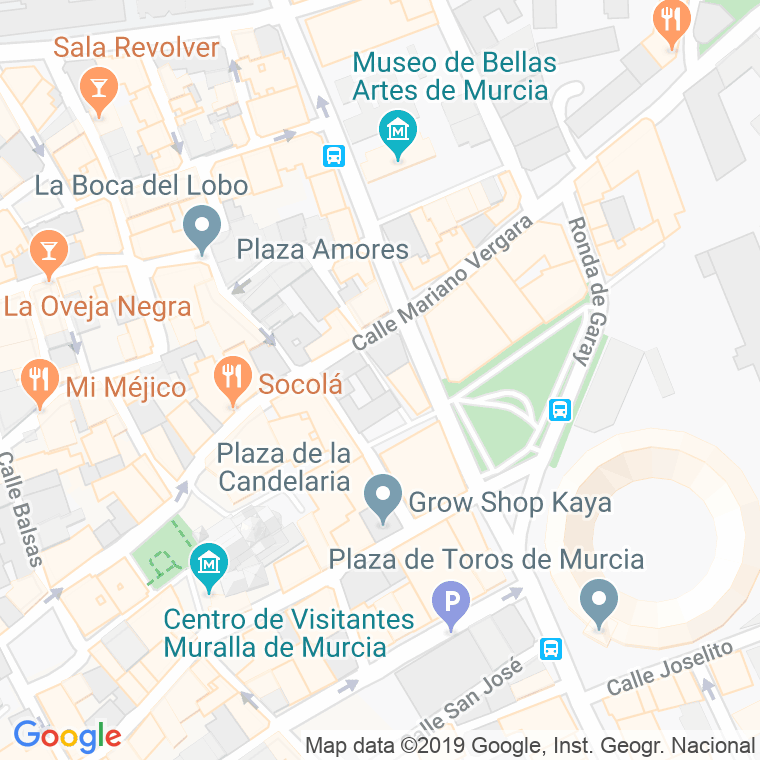 Código Postal calle Mortero en Murcia