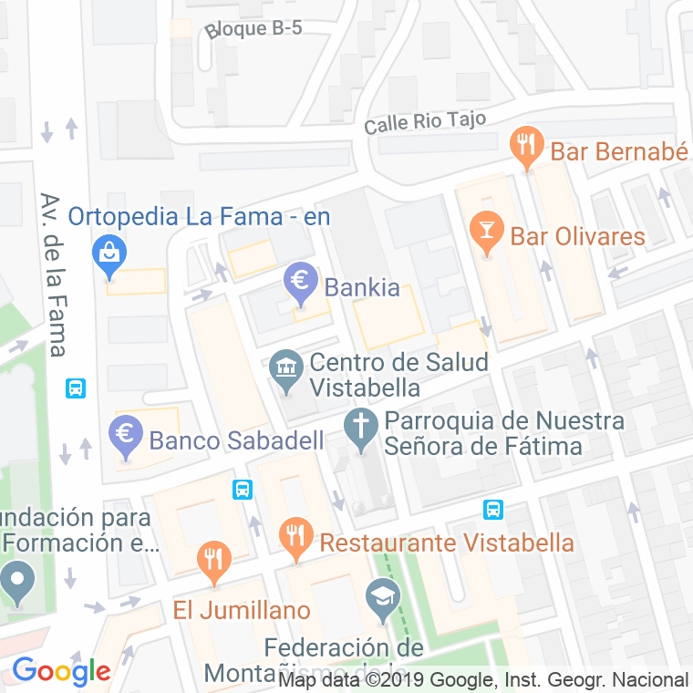 Código Postal calle Orense en Murcia