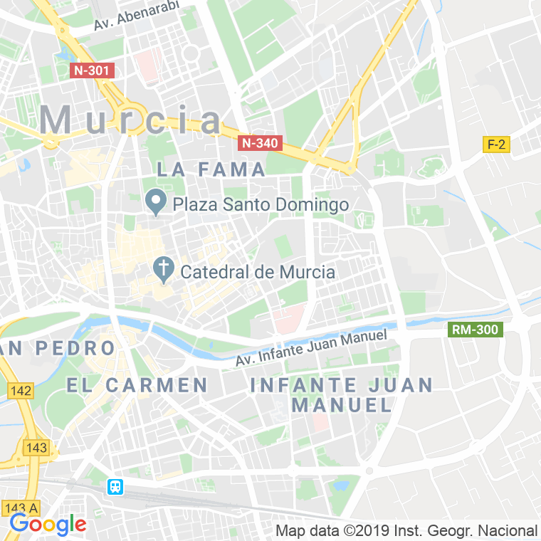 Código Postal calle Primero De Mayo, avenida (Pares Del 32 Al Final) en Murcia