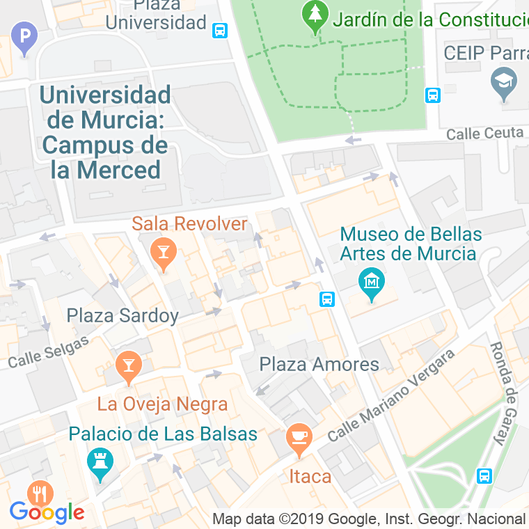 Código Postal calle Santa Rosalia en Murcia