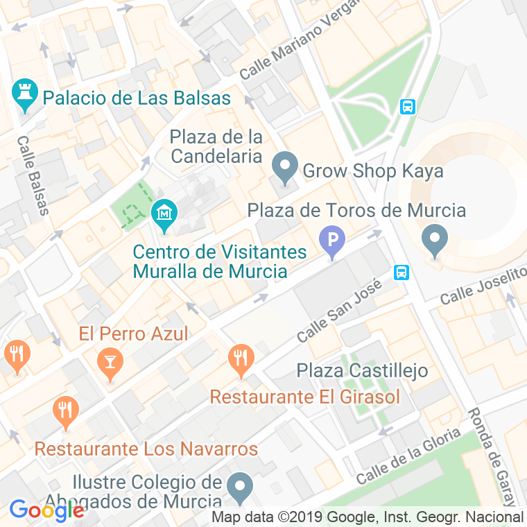 Código Postal calle Tonelero en Murcia