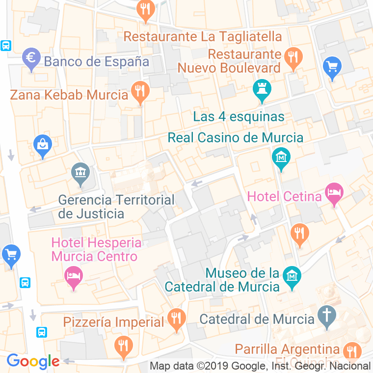 Código Postal calle Sanchez Madrigal en Murcia