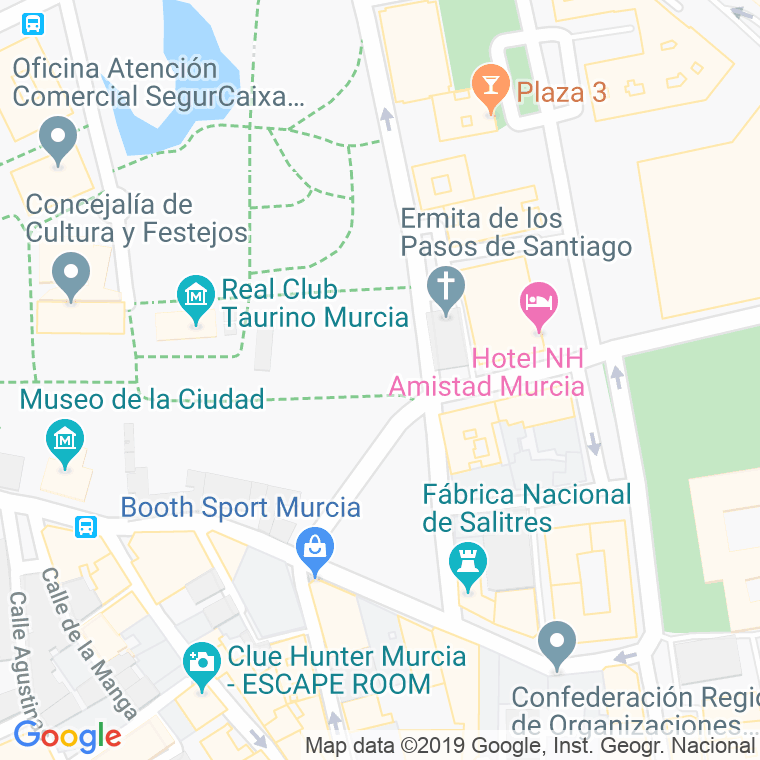 Código Postal calle Jardin Salitre en Murcia