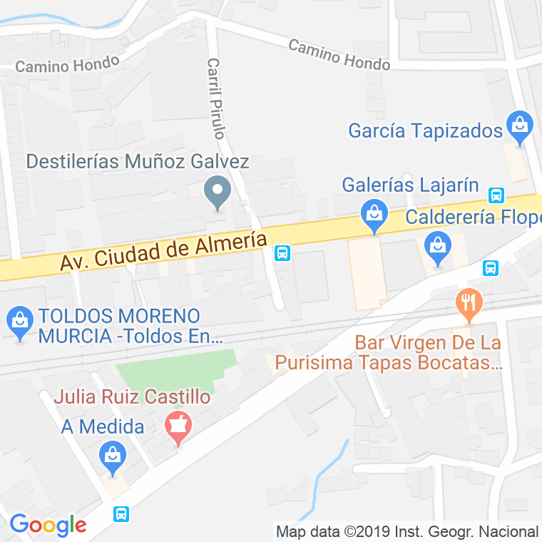 Código Postal calle Almanzor en Murcia
