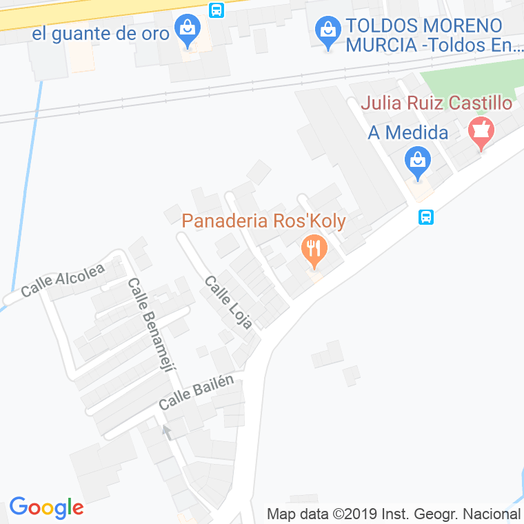 Código Postal calle Puente Genil en Murcia