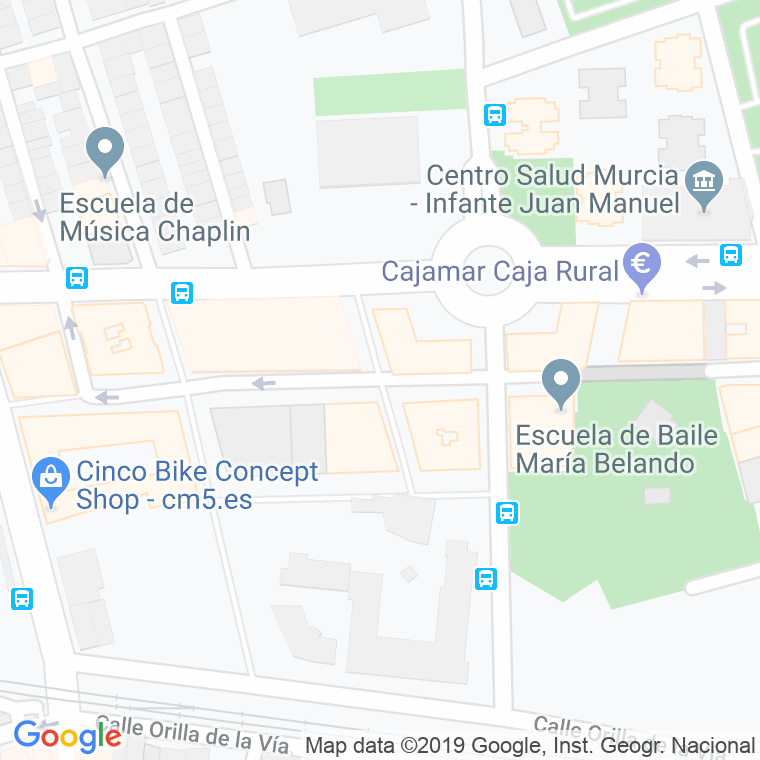 Código Postal calle Escultor Jose Planes en Murcia