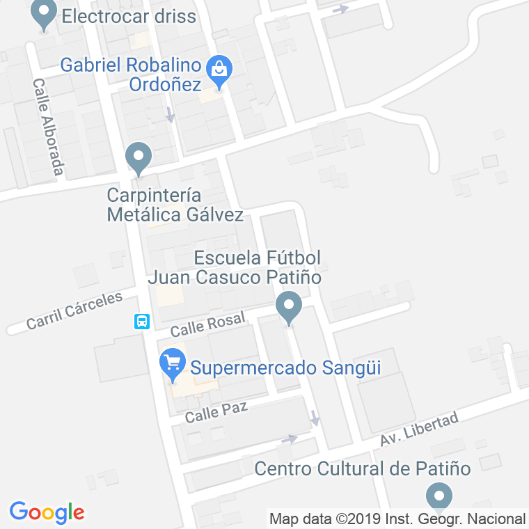 Código Postal calle Esperanza (Patiño) en Murcia