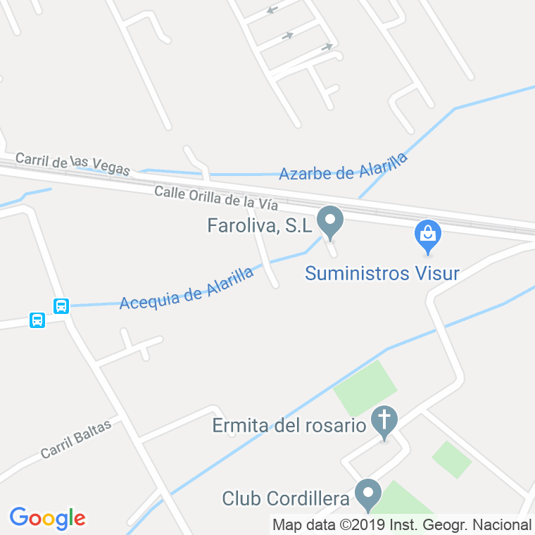 Código Postal calle Faro (Progreso) en Murcia