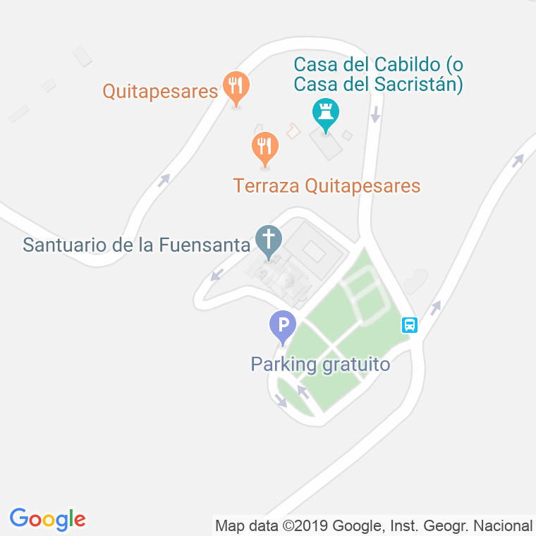 Código Postal de Santuario De La Fuensanta en Murcia
