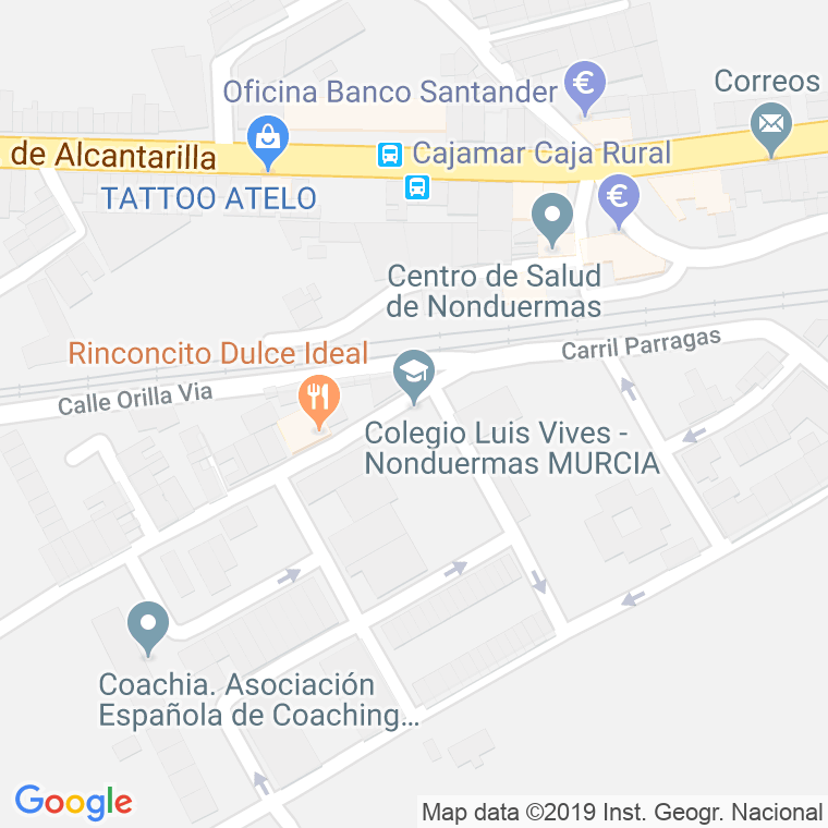 Código Postal de Nonduermas en Murcia