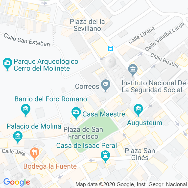 Código Postal calle Adarve en Cartagena