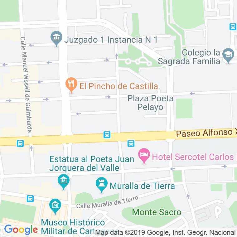 Código Postal calle Tierno Galvan   (Impares Del 1 Al 9) en Cartagena