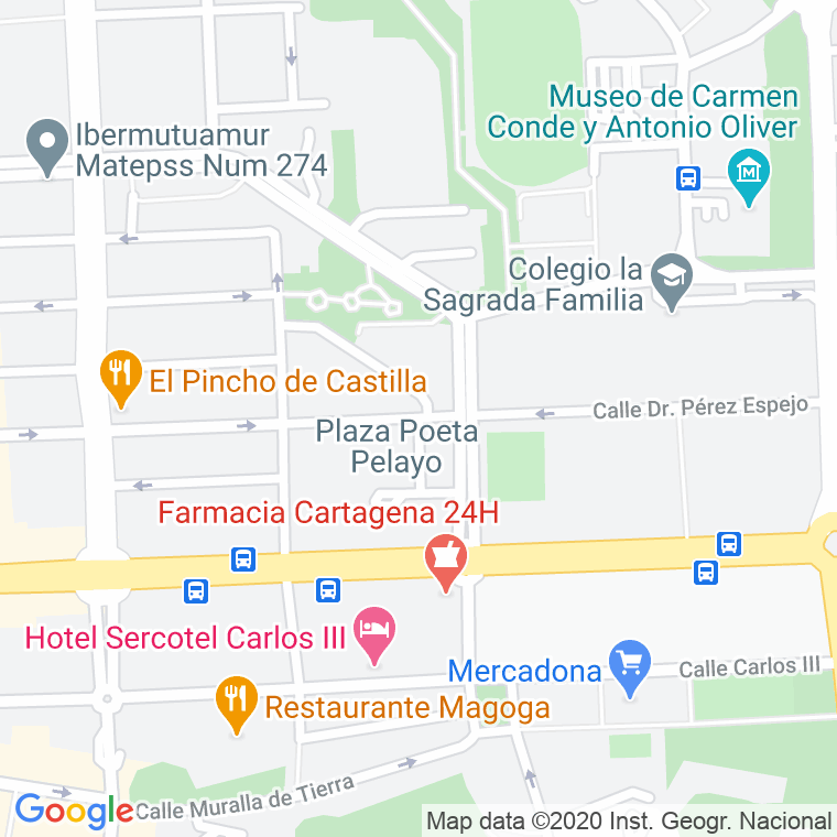 Código Postal calle Antonio Puig Campillo en Cartagena