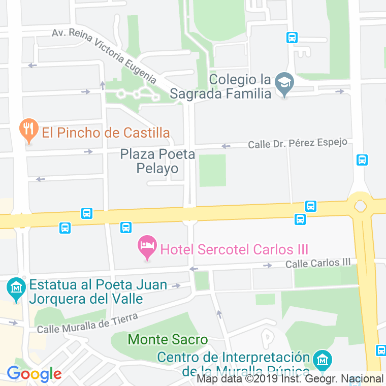 Código Postal calle Juan De La Cosa en Cartagena
