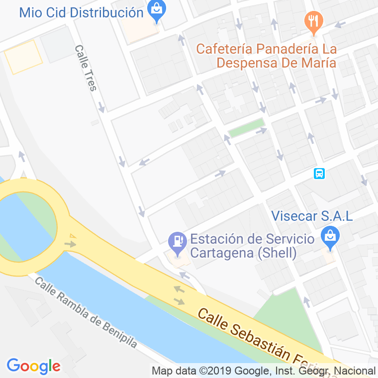 Código Postal calle Espada Tizona en Cartagena