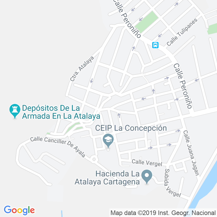 Código Postal calle General Lobo en Cartagena