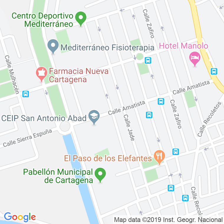 Código Postal calle Aguamarina   (Pares Del 10 Al Final) en Cartagena