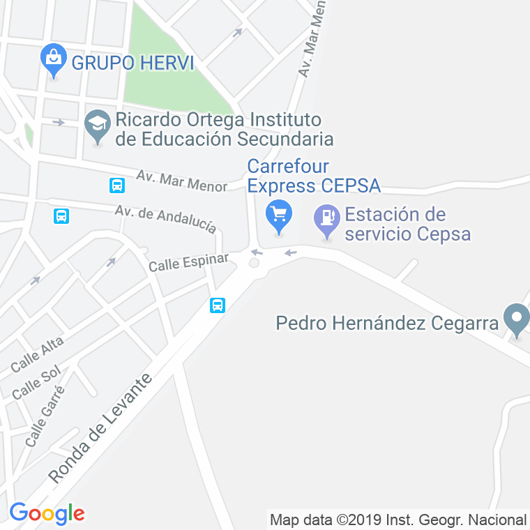 Código Postal de Espinar, El en Murcia