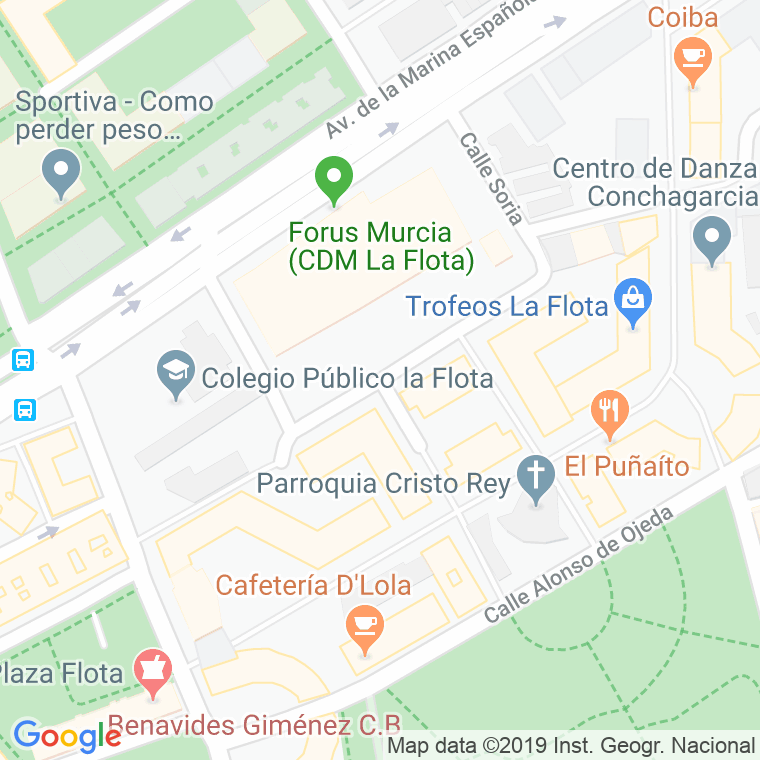 Código Postal de Ulloa en Murcia
