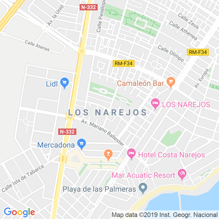Código Postal de Narejos, Los en Murcia