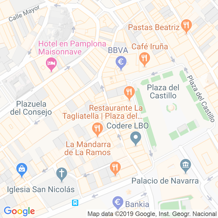 Código Postal calle Pozoblanco en Pamplona