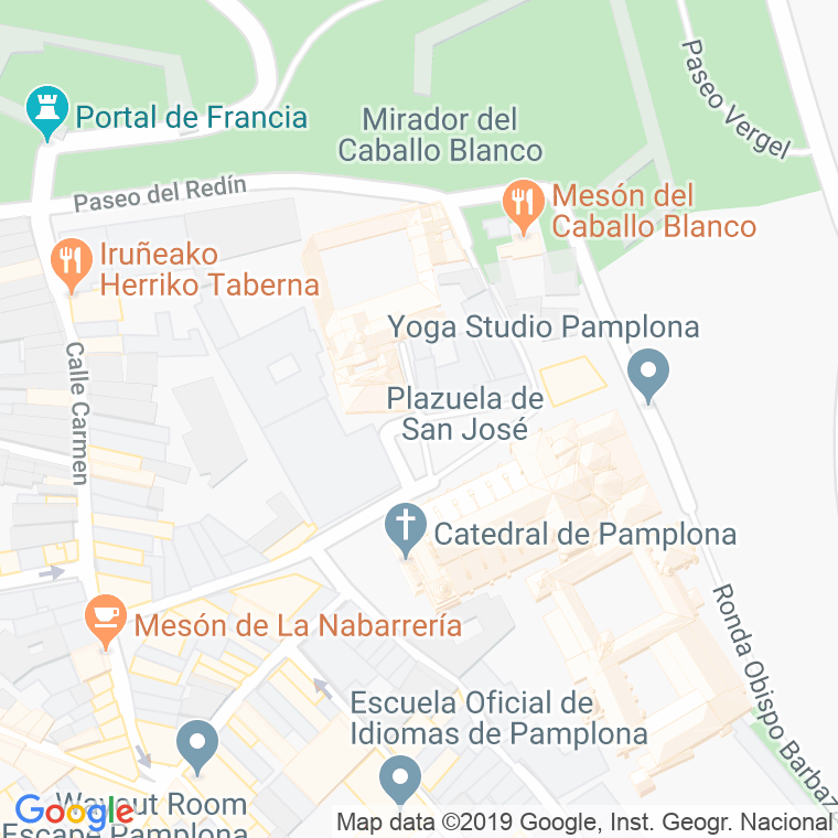 Código Postal calle Salsipuedes en Pamplona