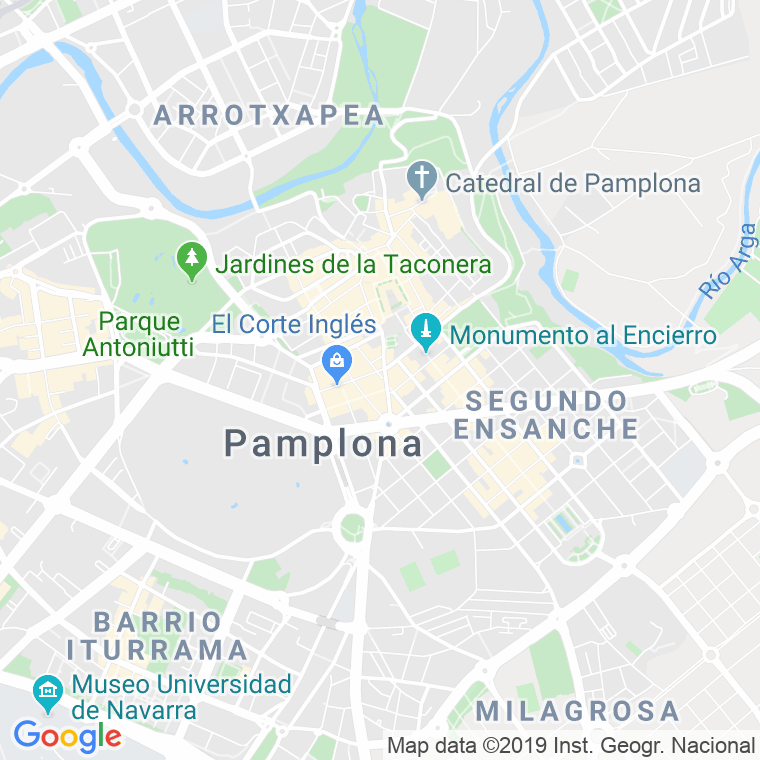 Código Postal calle San Fermin   (Impares Del 1 Al 23)  (Pares Del 2 Al 8) en Pamplona
