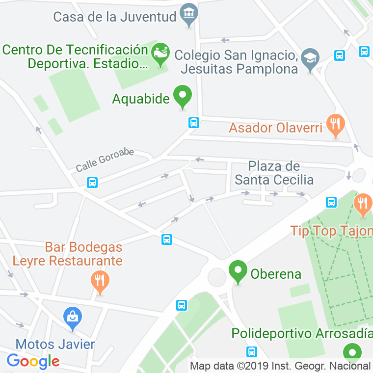 Código Postal calle Gaztambide en Pamplona