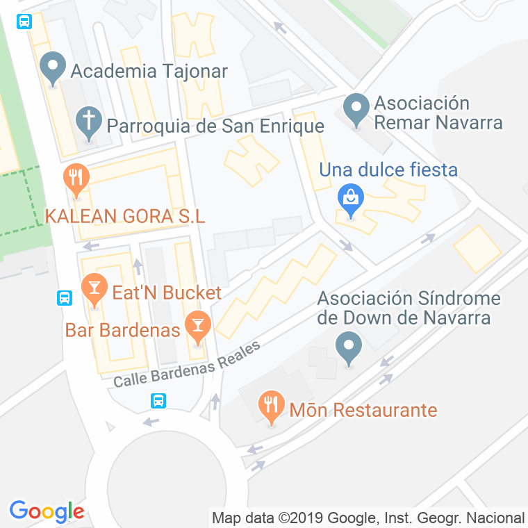Código Postal calle Mendaur, monte en Pamplona
